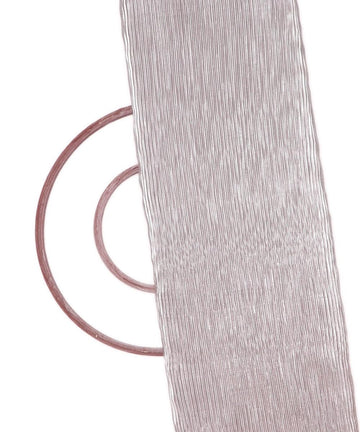 silver foil pleated satin lycra fabric